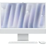 Apple iMac (Tela Retina 4.5K de 24", Chip M4 da Apple com CPU de 10 núcleos, GPU de 10 núcleos e Neural Engine de 16 núcleos, Memória unificada 16GB, SSD de 512GB) - Prateado - Distribuidor Autorizado
