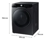 Lava E Seca Samsung Wd18t Smart Wi-fi Wd18t6500gv/az 18/10kg Preto - Imagem 11