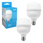 Kit 2 Lâmpadas Super Bulbo Alta Potência Led 50w - Elgin 127/220v Branco-frio