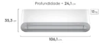 Ar-Condicionado Electrolux Split 18.000 BTUs Color Adapt Frio com Wi-fi (YI18F/YE18F) 220V - Imagem 2