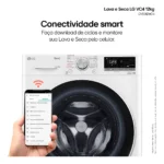Lava E Seca Lg Smart Vc4 12kg Branca Com Inteligência Artifi 220v Branco - Imagem 7