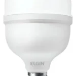 Kit 7 Lâmpadas Super Bulbo Alta Potência Led 20w 6500k Elgin 127/220v Branco-frio