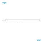 Kit 10 Lâmpadas Led Tubular T8 120cm 20w Bivolt 6500k Elgin 127/220v Branco-frio - Imagem 5