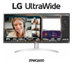Monitor Lg Ultrawide Ips 29 Usb-c, 7wx2, 100hz, 29wq600b-w Preto/branco/prata 127/220v - Imagem 4