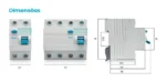 Disjuntor Diferencial Elgin Ldr Dr 80a 30ma Tetrapolar 4polo - Imagem 4