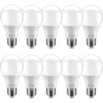 Kit 15 Lâmpadas Led Bulbo 9w E27 Bivolt Inmetro Elgin 127/220v Branco-quente