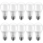 Kit 100 Lâmpadas Led Bulbo 9w E27 Bivolt Inmetro Elgin 127/220v Branco-quente - Imagem 3