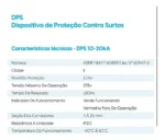 Disjuntor Dps Disposit. Protetor De Surto 20ka 1 Polo Elgin - Imagem 6
