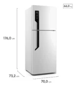 Geladeira Electrolux Frost Free 431l Autosense Branca (tf70) - Imagem 2