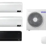 Tri-split Samsung Windfree 24.000 Btus Q/f Com Wifi v Cor Preto