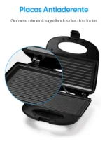 Sanduicheira Break Time - 2 Em 1 Proteção Contra Superaqueci - Imagem 3