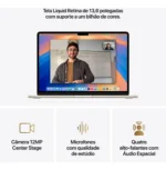 Apple Macbook Air 13 , M4, 24gb Ram, 512gb Ssd - Estelar Estelar - Imagem 5