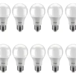 Kit 10 Lâmpadas Led 9w Bulbo Bivolt Branca Fria 6500k Elgin 127/220v Branco-frio