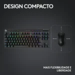 Teclado Gamer Sem Fio Logitech G PRO X TKL - Preto - Imagem 7