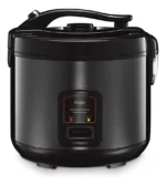 Panela De Arroz Visio Rice Glass Elétrica 700w Preta Elgin Preto 60hz