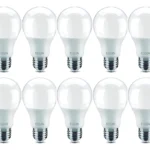 Kit 10 Lâmpadas Bulbo Led 9w Bivolt 3000k Branca Morna Elgin 127v Branco-quente