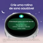 Samsung Galaxy Watch8 Smartwatch 44mm Lte, Galaxy Ai Prata Prata Prata - Imagem 6