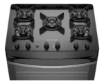 Fogão 5 Bocas Continental Preto Mesa De Vidro Fc5gb - Bivolt 110v/220v - Imagem 6