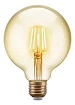 Kit 5 Lâmpadas Filamento Led G95 4w Bivolt 2200k Elgin 127v/220v