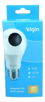 Kit 10 Lâmpadas Led 12w 3000k Branca Morna Elgin - Imagem 3