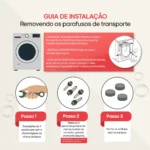 Lava E Seca Smart LG Vc2 14kg Branca Cv9014wc2 Cor Branco - Imagem 7