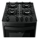 Fogão Consul 4 Bocas Preto Com Mesa De Vidro E Grades Indivi Preto 110v/220v - Imagem 6