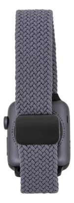 Kit Pulseira Double Para Apple Watch 42 À 49 Mm Cinza E Azul Cinza - Imagem 5