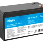 Bateria Elgin Nobreak Alarmes Cerca Elétrica 12v 7ah Selada Preto