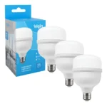 Kit 3 Lâmpadas Super Bulbo Alta Potência Led 40w 6500k Elgin 127/220v Branco-frio