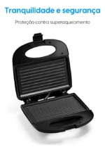 Sanduicheira Break Time - 2 Em 1 Proteção Contra Superaqueci - Imagem 5