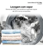 Lava E Seca Smart LG Vc2 14kg Branca Cv9014wc2 Cor Branco - Imagem 6
