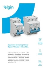 Disjuntor Bipolar 125a Elgin - Imagem 3