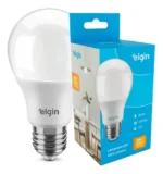 Kit 10 Lâmpadas Bulbo Led 9w Bivolt 3000k Branca Morna Elgin 127v Branco-quente - Imagem 3