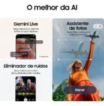 Celular Samsung Galaxy S25 Fe 5g, 128gb, 8gb Ram, Câmera Tripla De 50+12+8, Tela Grande De 6.7 Azul - Imagem 4