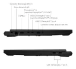 Notebook Asus Tuf Gaming F16 Fx608jhr Nvidia Rtx 5050 Intel Core I7 14650hx 16gb Ram 512gb Ssd Windows 11 Home Tela 16 165hz Nível Ips Cinza - Rv016w - Imagem 7