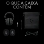 Headset Gamer Sem Fio Logitech G PRO X Wireless LIGHTSPEED - Imagem 9