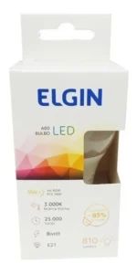 Kit 20 Lâmpadas Led Bulbo 9w E27 Bivolt Inmetro Elgin - Imagem 5
