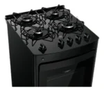 Fogão Consul 4 Bocas Preto Com Mesa De Vidro E Grades Indivi Preto 110v/220v - Imagem 7