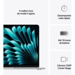 Apple Macbook Air 13 , M4, 16gb Ram, 512gb Ssd - Prata Prata - Imagem 10