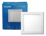 Kit 7 Painel Plafon Led Embutir Quadrado 18w 6500k Elgin 127/220v Branco - Imagem 3