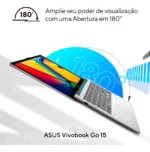 Notebook Asus Vivobook Go 15 E1504ga Intel Core I3 N305 4gb Ram 128gb Ssd Windows 11 Tela 15,6 Fhd Silver - Nj440w - Imagem 5