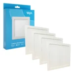 Kit 4 Painel Plafon Led Embutir Quadrado 24w Bivolt Elgin