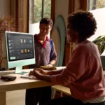 Apple iMac (Tela Retina 4.5K de 24", Chip M4 da Apple com CPU de 10 núcleos, GPU de 10 núcleos e Neural Engine de 16 núcleos, Memória unificada 24GB, SSD de 512GB) - Prateado - Distribuidor Autorizado - Imagem 9