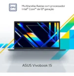 Notebook Asus Vivobook 15 X1504va Intel Core I5 1334u 16gb Ram 512gb Ssd Windows 11 Home Tela 15,6 Led Fhd Blue - Nj1745w - Imagem 4