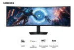 Monitor Samsung Odyssey G9 49"dqhd 144hz ajuste de altura cor preto - Imagem 6