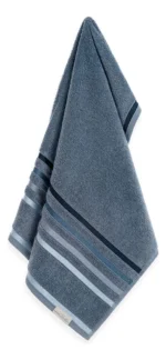 Jogo 5 Toalhas Gigantes Banhão Lumina 100% Algodão Karsten Cor Azul Sereno/azul Liso - Imagem 2