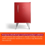 Frigobar Brastemp Retrô 76 Litros Classic Red BRA08HV - Imagem 8