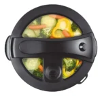 Panela De Arroz Visio Rice Glass Elétrica 700w Preta Elgin Preto 60hz - Imagem 5