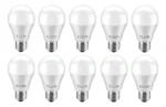 Kit 10 Lâmpadas Led 12w Bivolt 3000k Branca Morna Elgin 127/220v Branco Quente 3000k