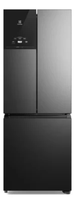 Geladeira Frost Free Inverter 480L Efficient AutoSense 3 Portas Black Inox Look IM7B Electrolux